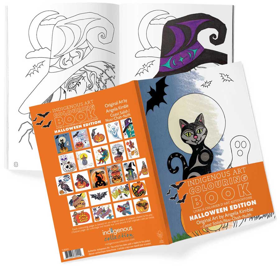 Angela Kimble Colouring Book - Halloween Edition