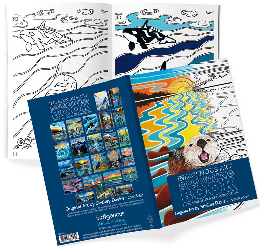 Shelley Davies Colouring Book – Indigenous Collection and CAP & Winn Devon