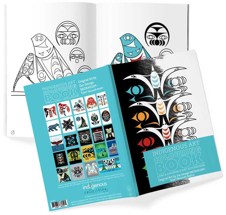 Zac George SKOKAYLEM Colouring Book – Indigenous Collection and CAP ...
