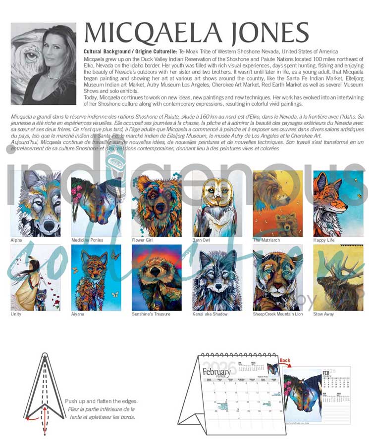 Medicine Ponies 2026 Desk Calendars