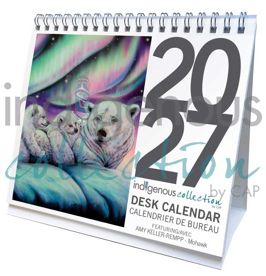 Amy Keller-Rempp 2027 Desk Calendar by artist Amy Keller-Rempp. Indigenous Collection.