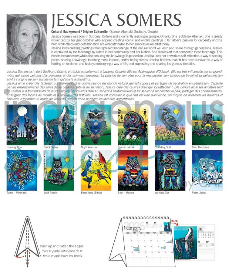 Wolf Family 2026 Desk Calendars