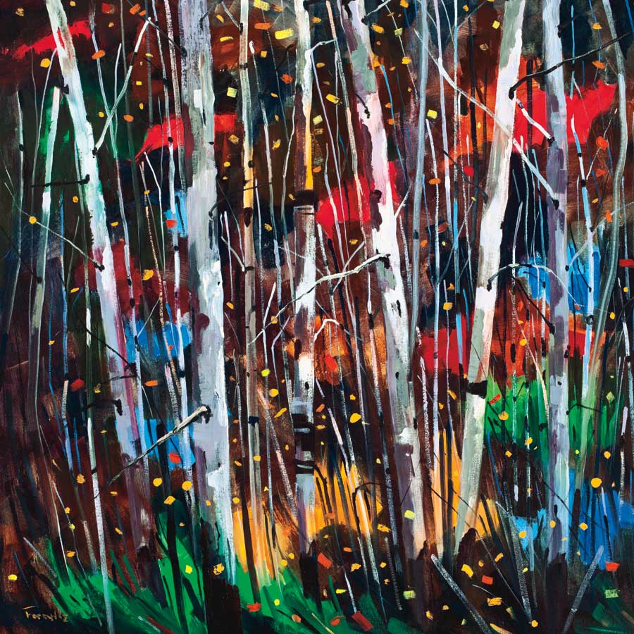 Autumn Fireworks by artist Graham Forsythe