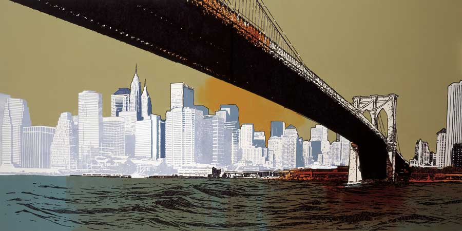 Brooklyn Bridge by artist  Joan Farre