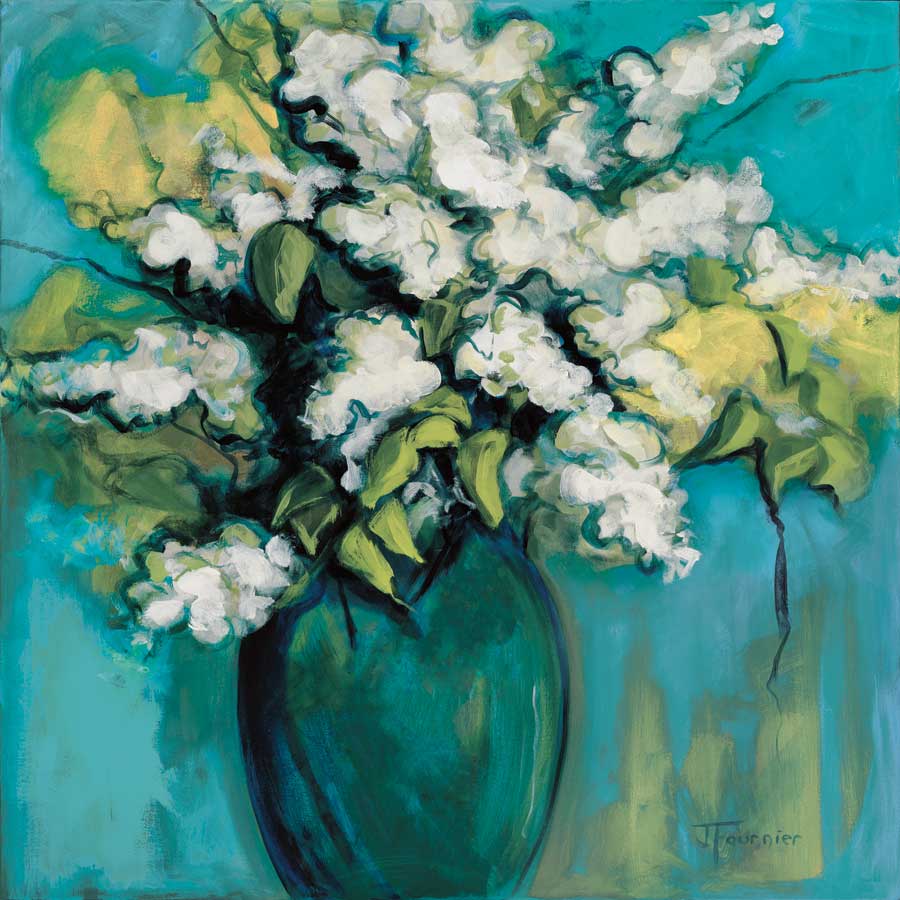 White Lilac Waltz by artist Joyce Fournier