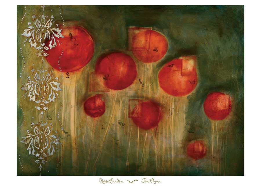Rose Garden by artist  Jen Perlmutter Flynn