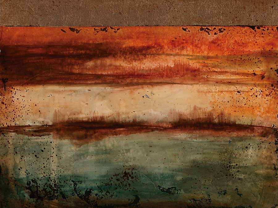 Earth Blocks II by artist  Jennifer (Jennifer Perlmutter) Flynn