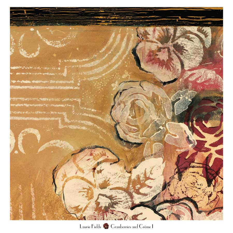 Cranberries and Crème I by artist  Laurie Fields