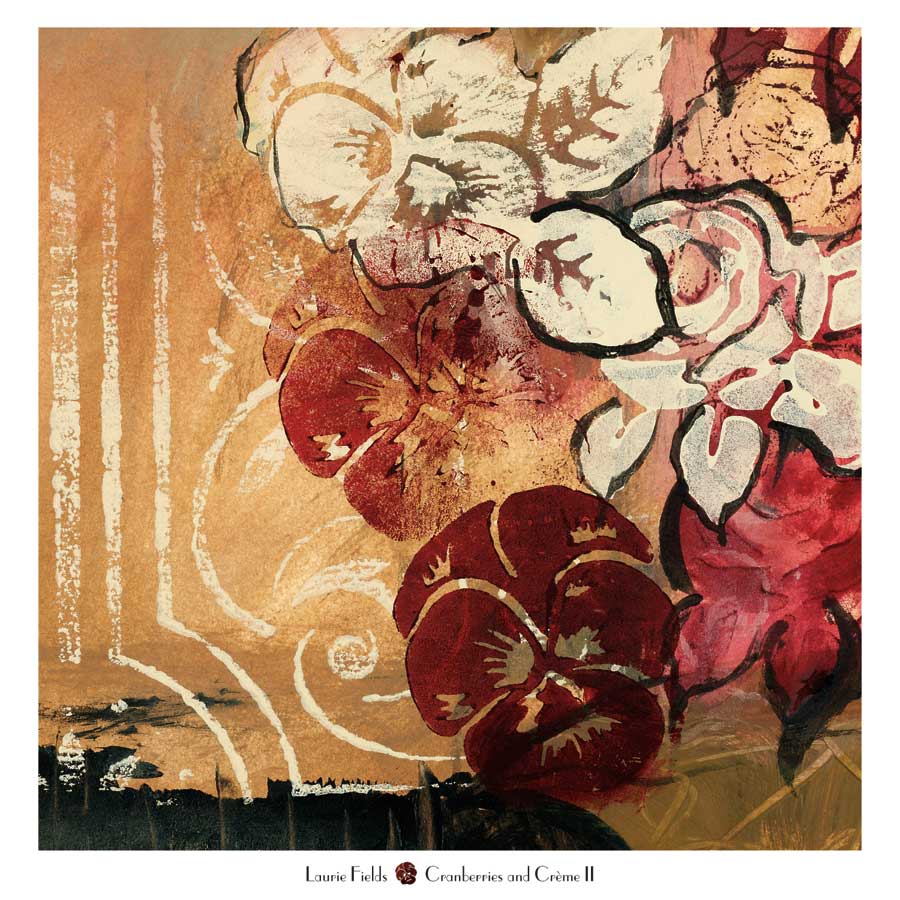 Cranberries and Crème II by artist  Laurie Fields