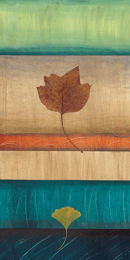 Springing Leaves II by artist Laurie Fields