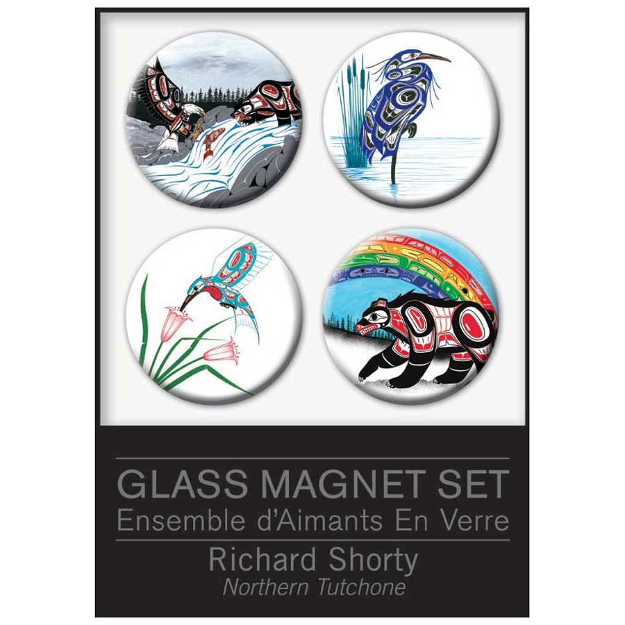Richard Shorty Glass Magnets Set