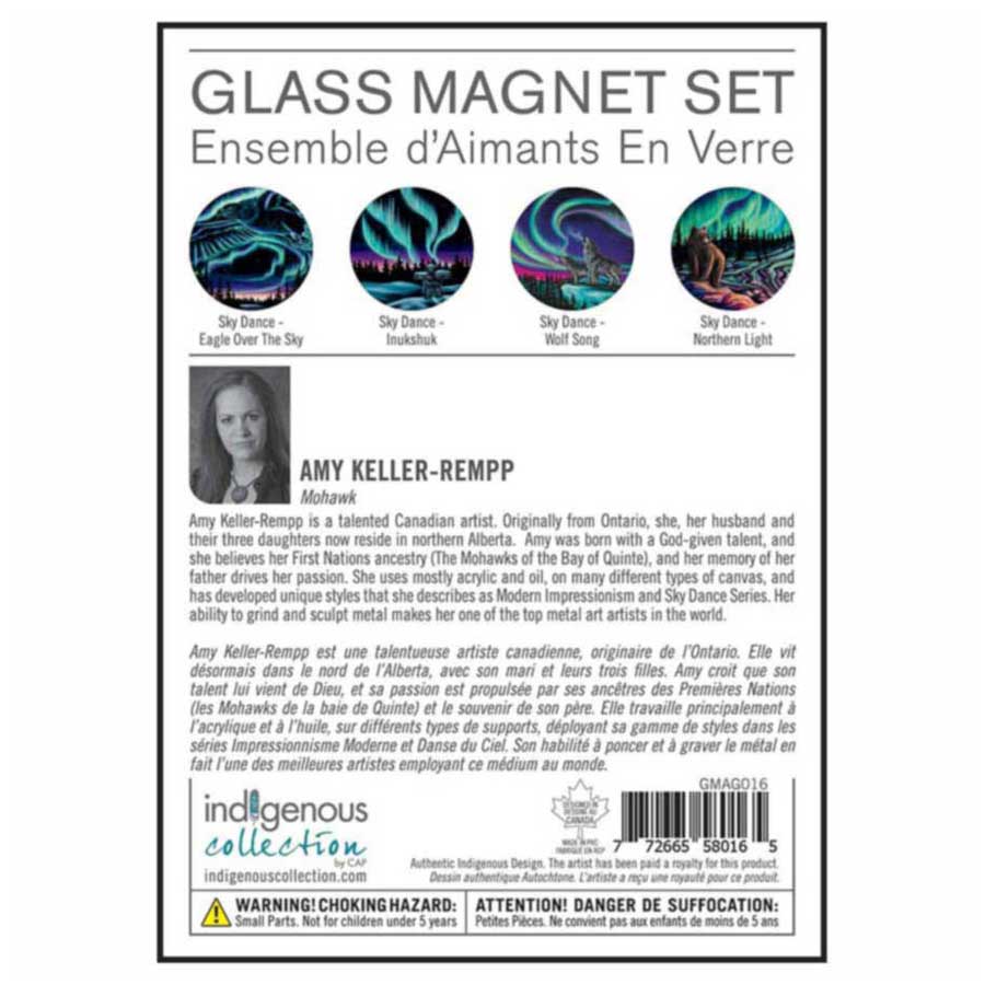 Amy Keller-Rempp Glass Magnets Set
