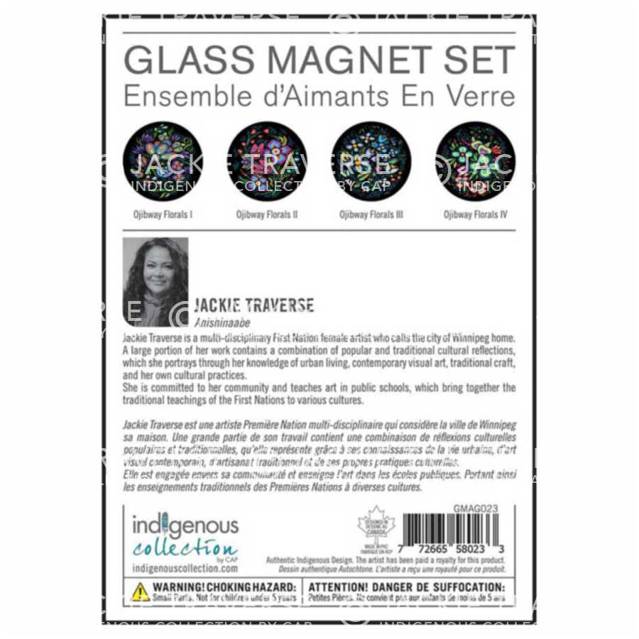Jackie Traverse Glass Magnets Set