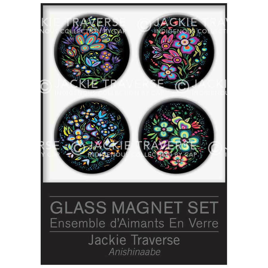 Jackie Traverse Glass Magnets Set