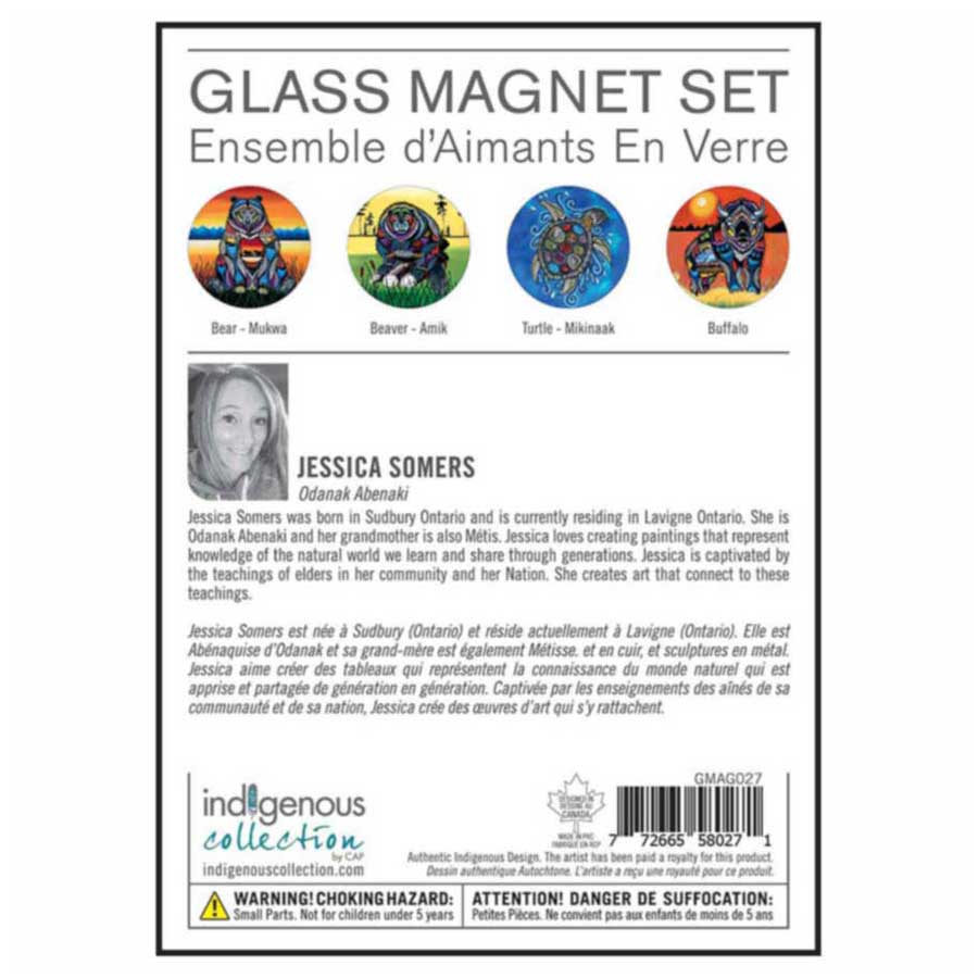Jessica Somers Glass Magnets Set