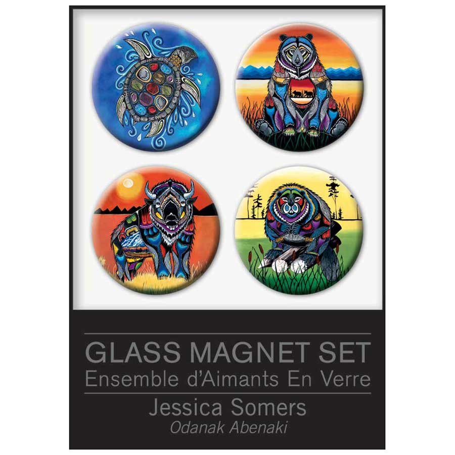 Jessica Somers Glass Magnets Set