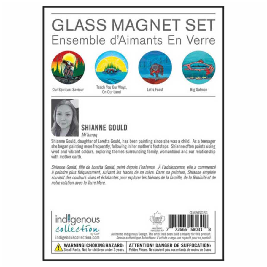 Shianne Gould Glass Magnets Set