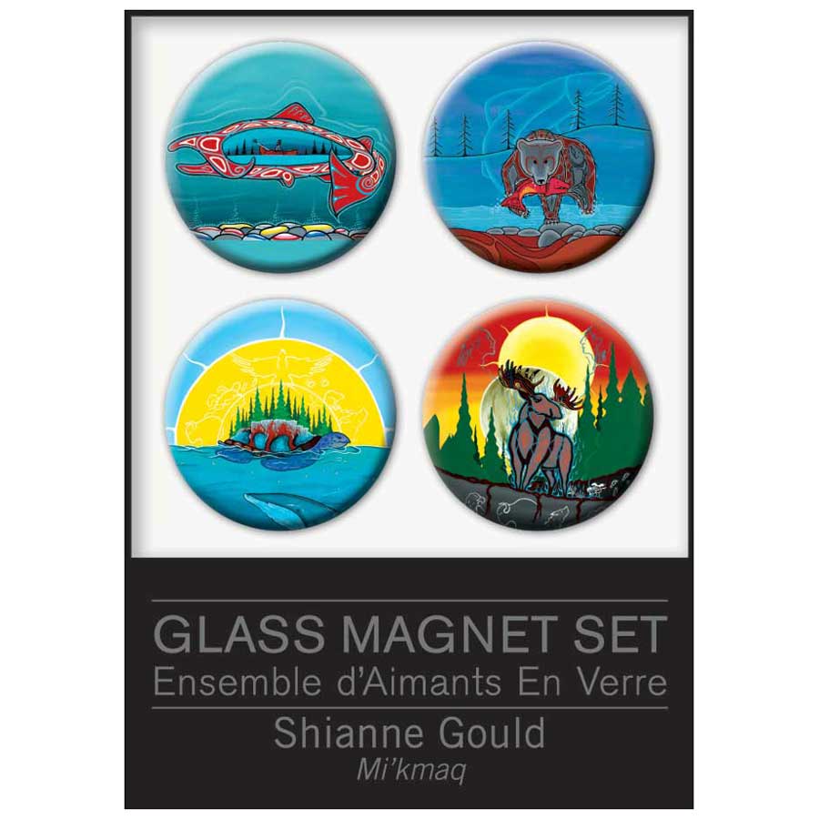 Shianne Gould Glass Magnets Set