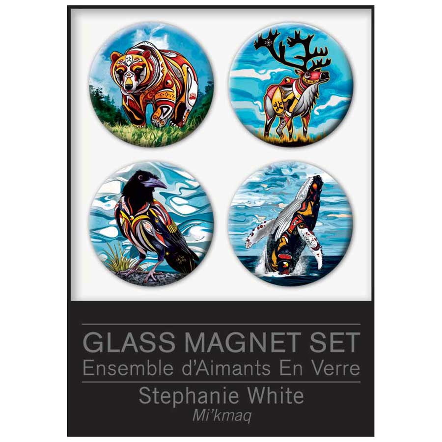 Marissa Indoe Glass Magnets Set
