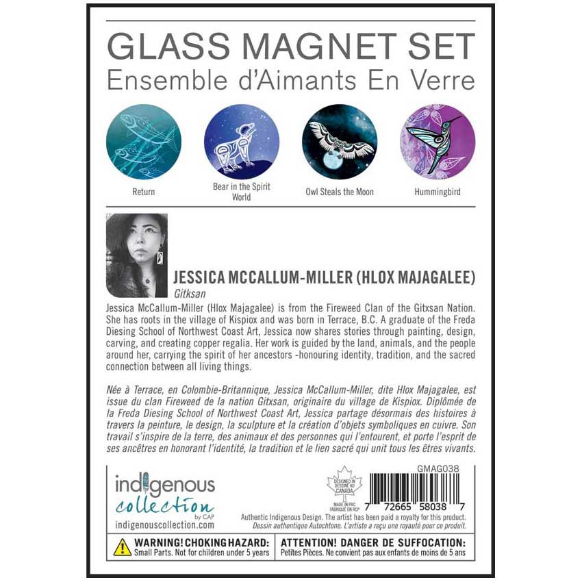 Jessica McCallum-Miller (Hlox Majagalee) Glass Magnets Set