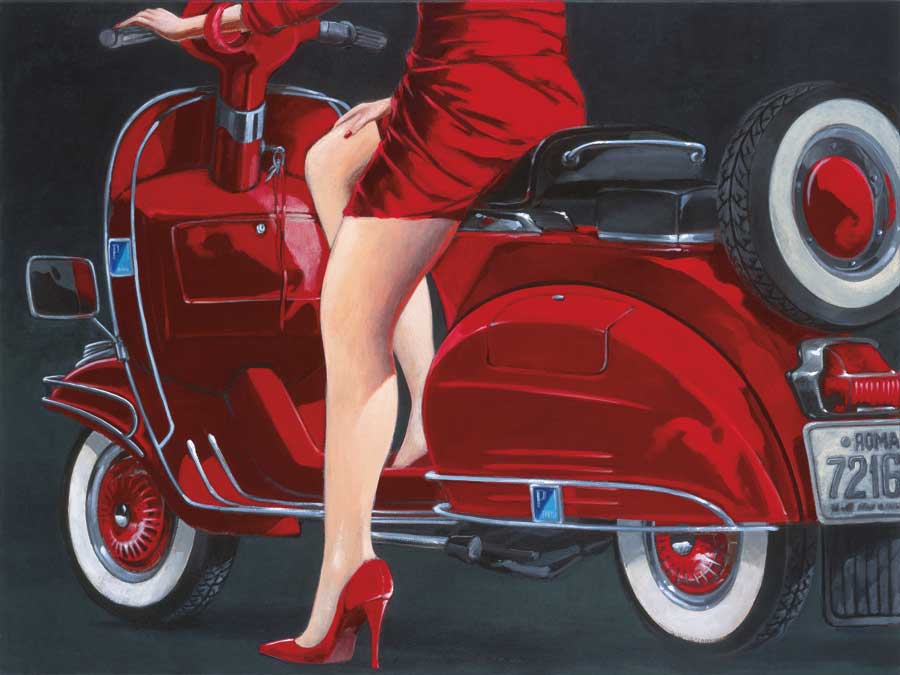 Women in Red by artist Miguel Garigliano