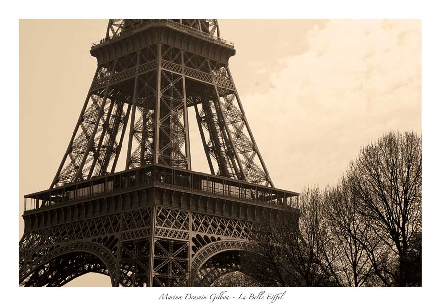 La Belle Eiffel by artist Marina Drasnin Gilboa