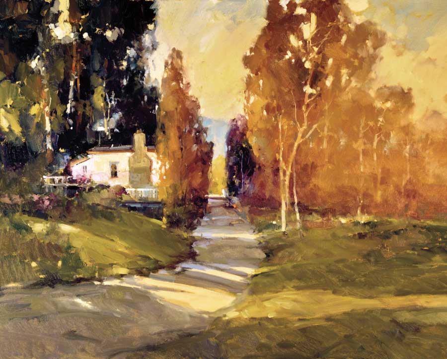 Cottage Path by artist  Ted Goerschner