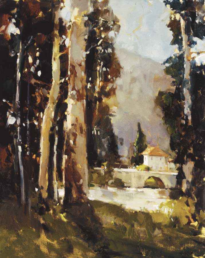 Italian Villa by artist  Ted Goerschner