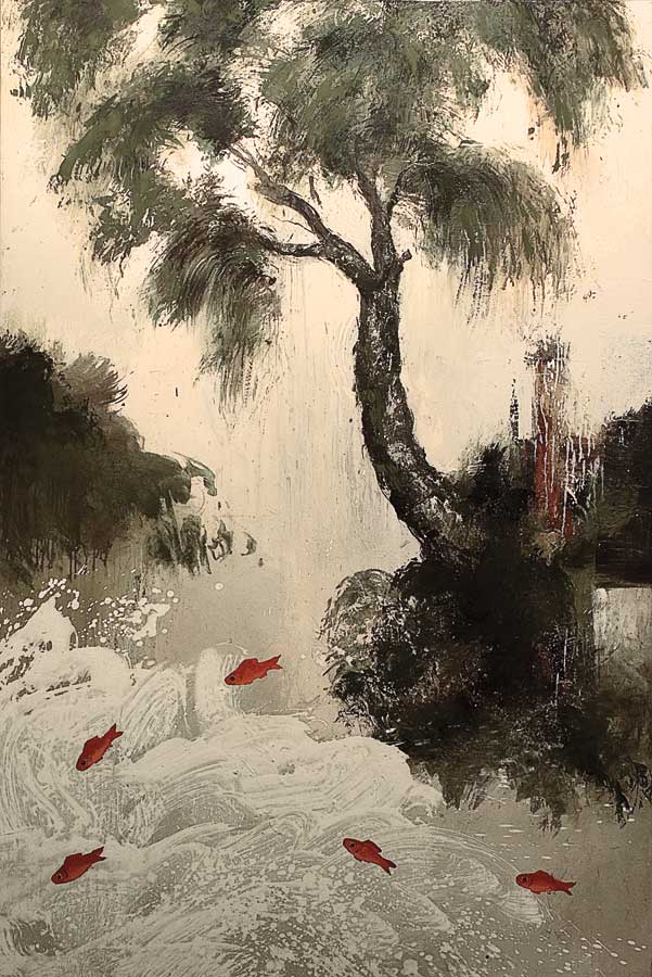 Poissons Rouges by artist  Denis Jully