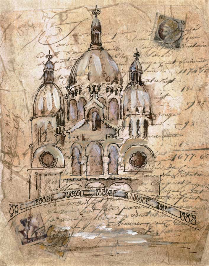 Sacré-Coeur by artist Liz Jardine