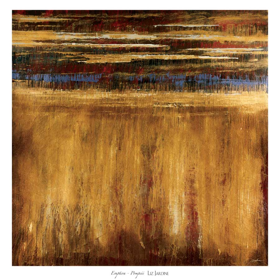 Eruption - Pompeii by artist Liz Jardine