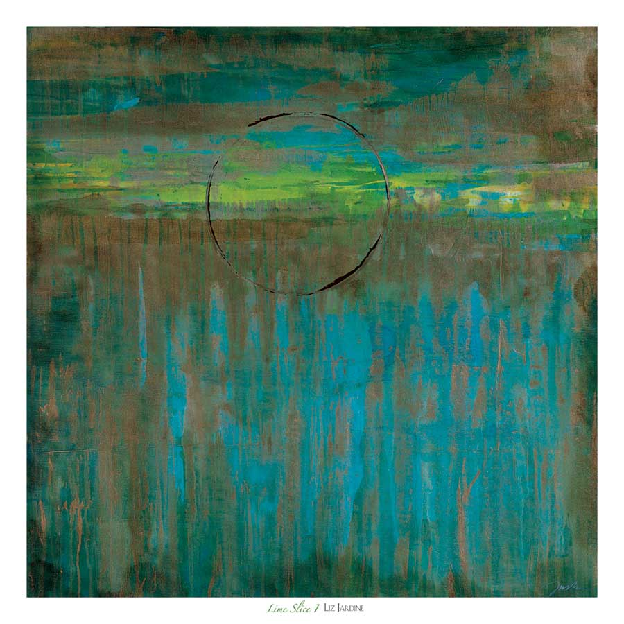 Lime Slice I by artist Liz Jardine