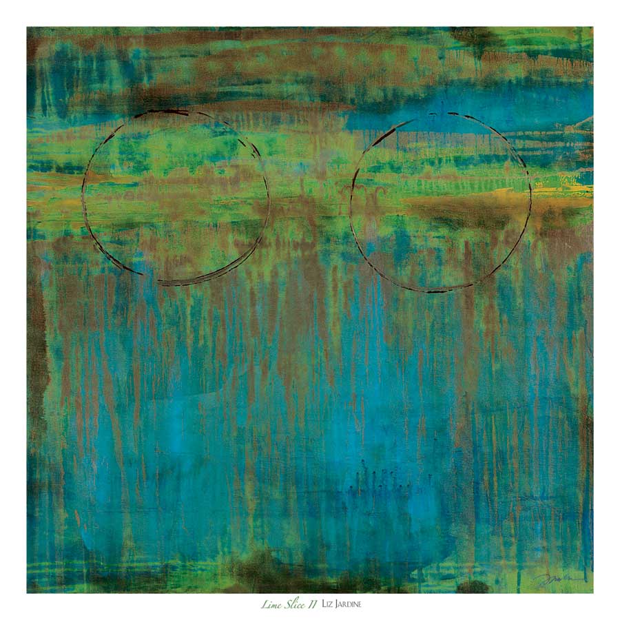 Lime Slice II by artist Liz Jardine