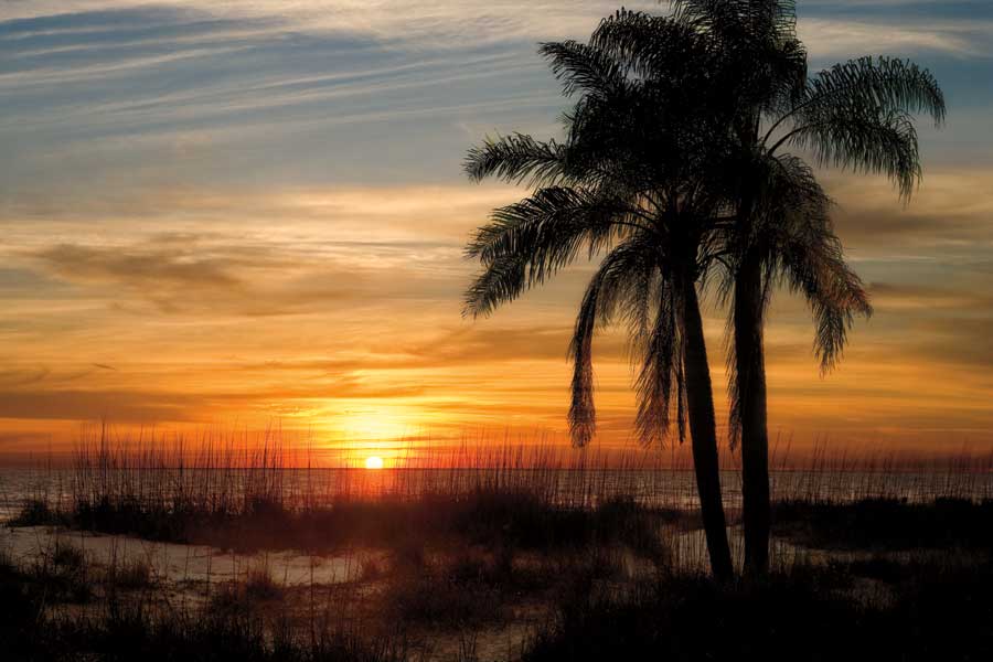 Ana Maria Sunset by artist Mike Jones