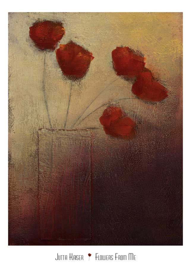 Flowers from Me by artist  Jutta Kaiser