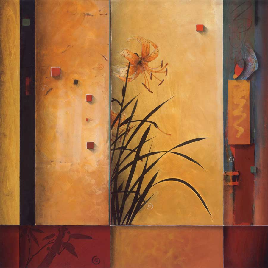 Tiger Lily Garden by artist  Don Li-Leger