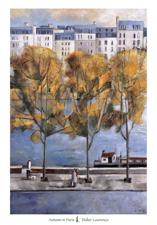 Autumn in Paris by artist  Didier Lourenço