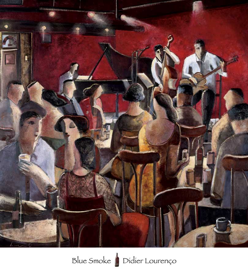 Blue Smoke by artist  Didier Lourenço