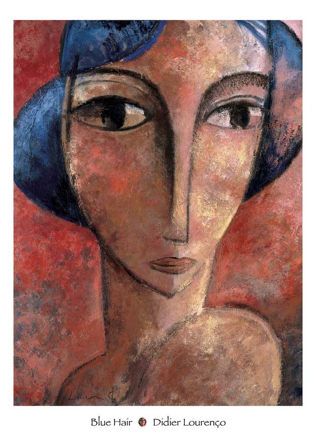 Blue Hair by artist Didier Lourenço