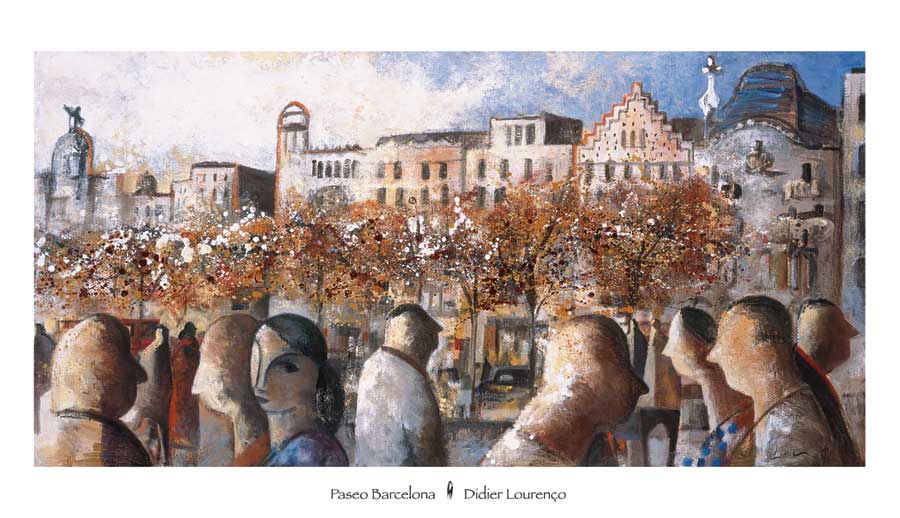 Paseo Barcelona by artist Didier Lourenço