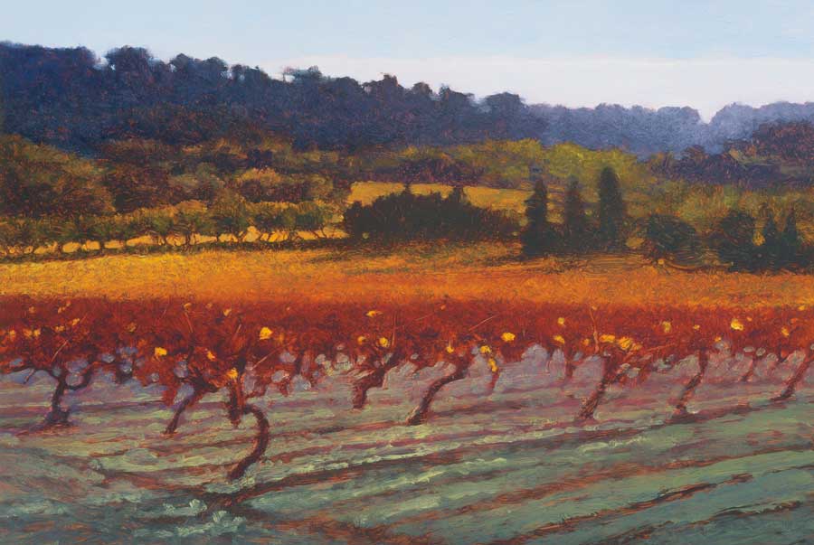 St.Saturnin Les Apt by artist Kent Lovelace