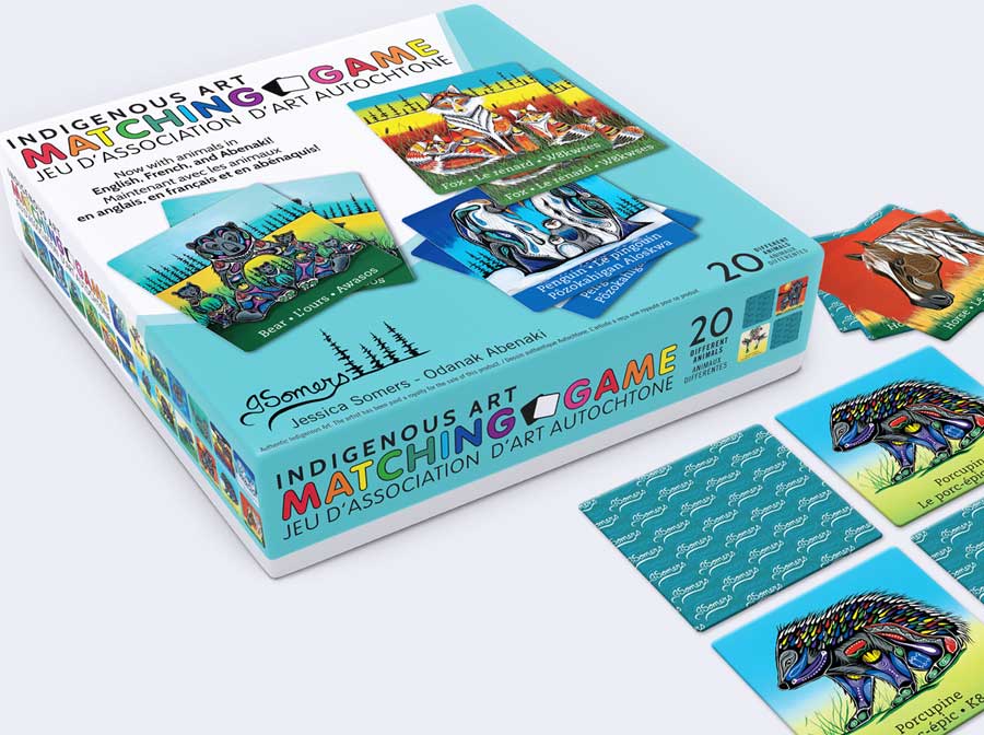 Jessica Somers Matching Game by artist Jessica Somers. Indigenous Collection.