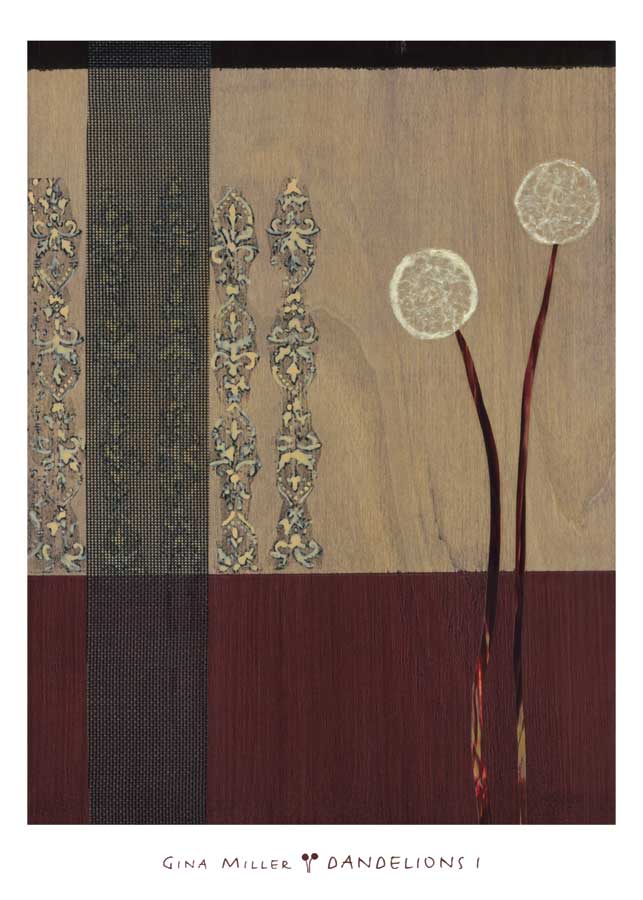 Dandelions I by artist  Gina Miller