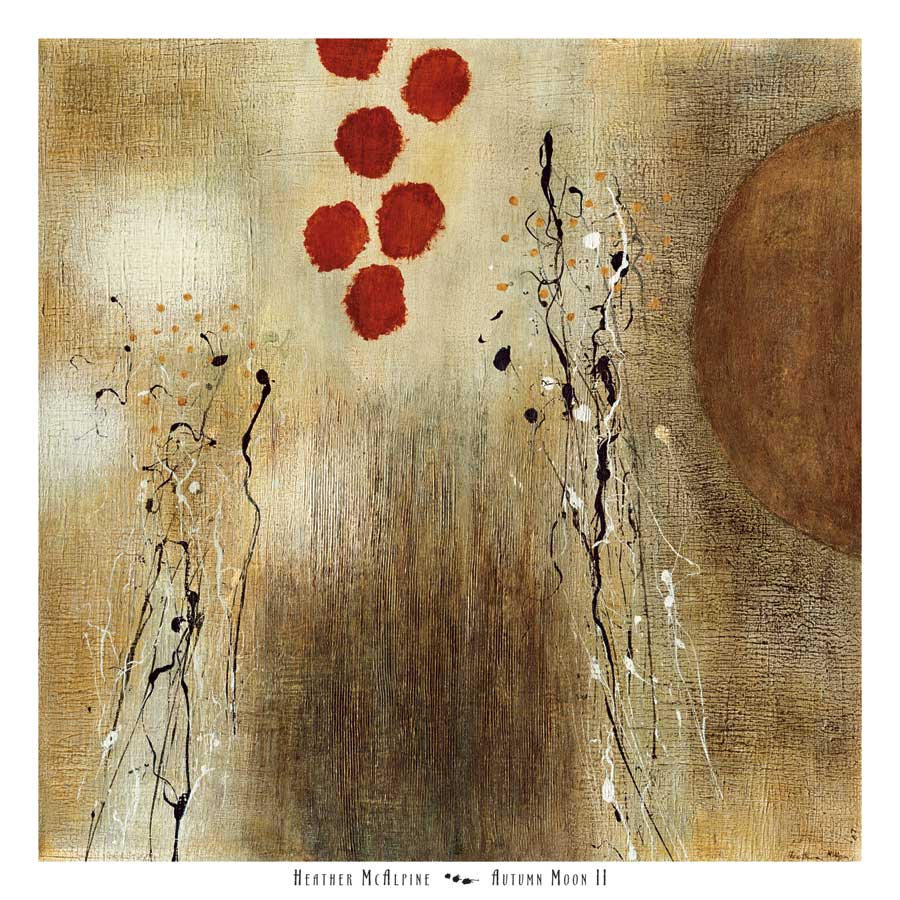 Autumn Moon II by artist  Heather  McAlpine