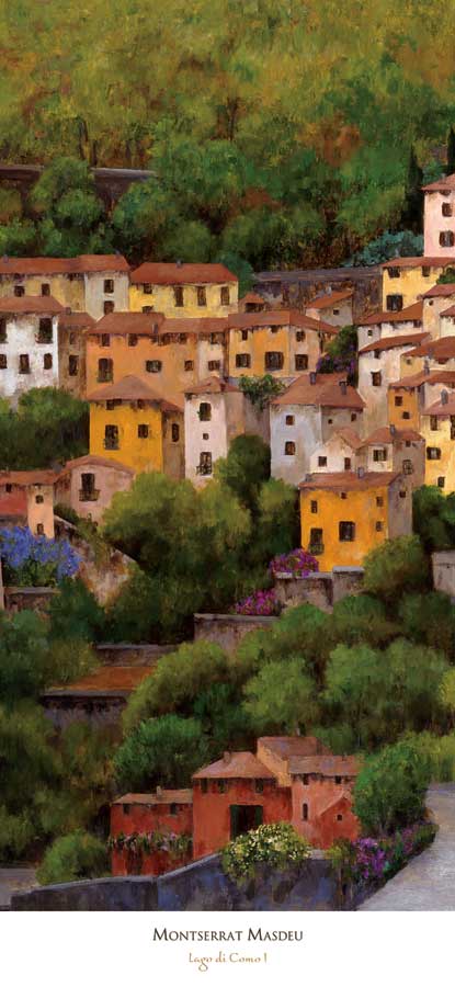 Lago di Como I by artist  Montserrat Masdeu