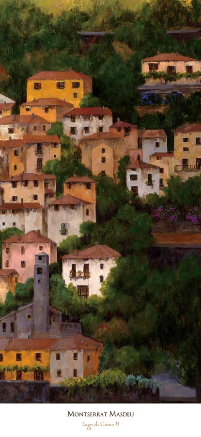 Lago di Como II by artist  Montserrat Masdeu