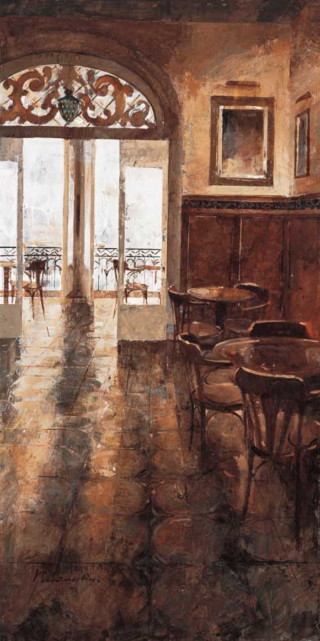 Grand Cafe Cappuccino II by artist  Noemi Martin