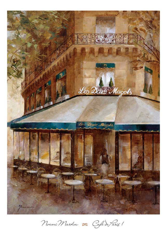 Cafe de Paris I by artist  Noemi Martin
