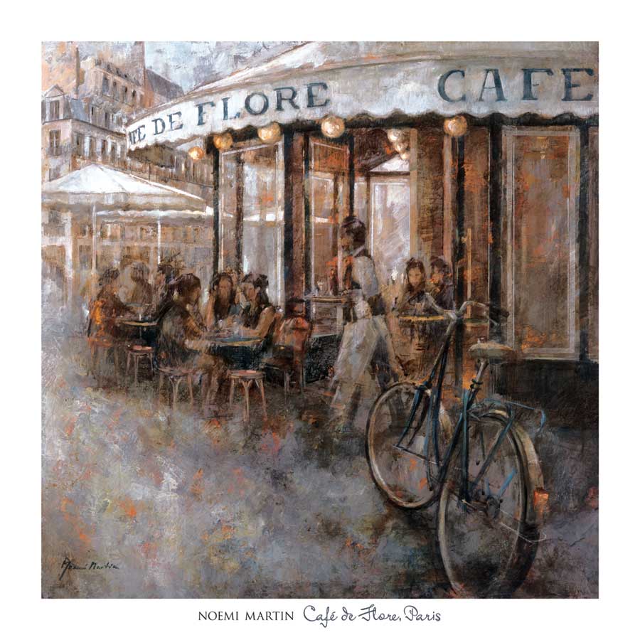 Café de Flore, París by artist Noemi Martin