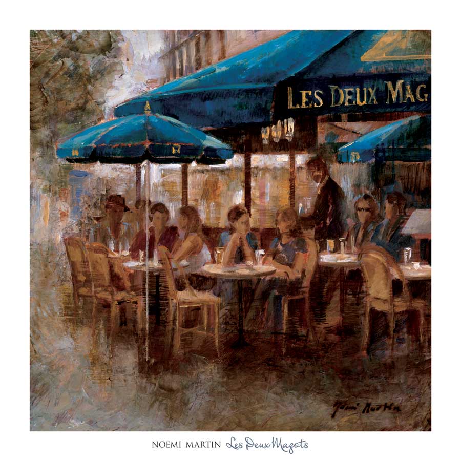 Le Deux Magots by artist Noemi Martin